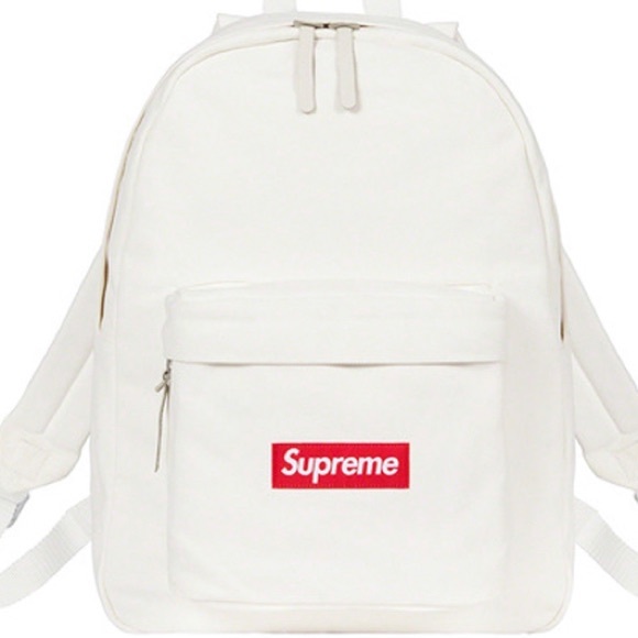 NEW! SUPREME CANVAS BACKPACK🔥-White - Picture 11 of 16